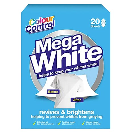 Mega White Laundry Sheets - Pack of 20