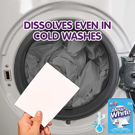 Mega White Laundry Sheets - Pack of 20