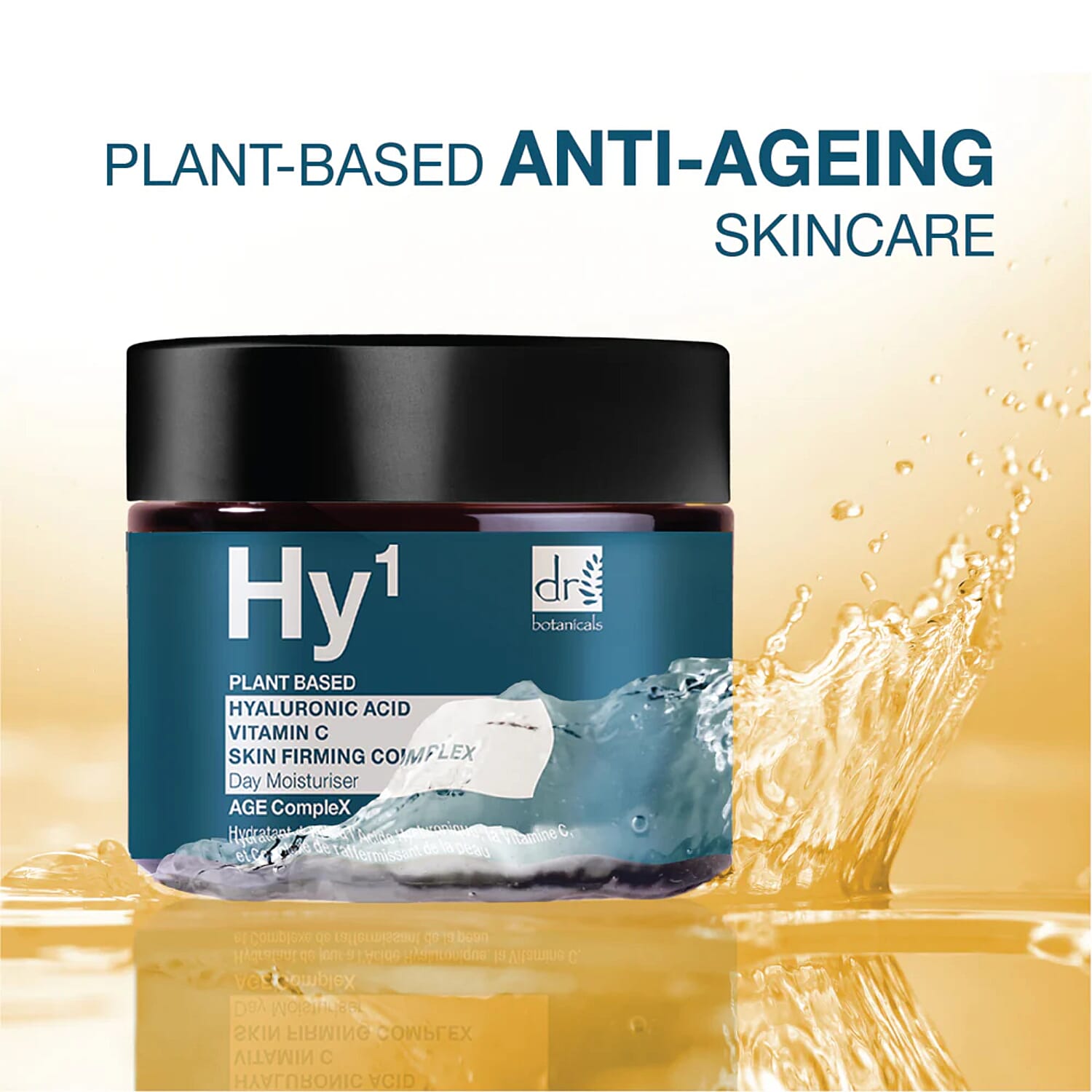 Dr Botanicals Hydrating Day Moisturiser with 1% Hyaluronic Acid & 1% Vitamin C - 60ml