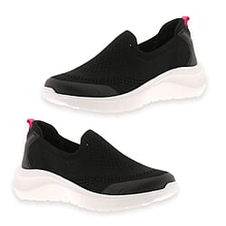 Seen on TV B Light Womens Slip-On Wide Fitting Trainers With Lightweight Sole And Memory Padded Foam