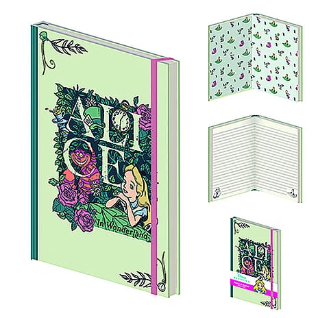 Alice in Wonderland Be Classy - A5 Everyday Notebook - Green