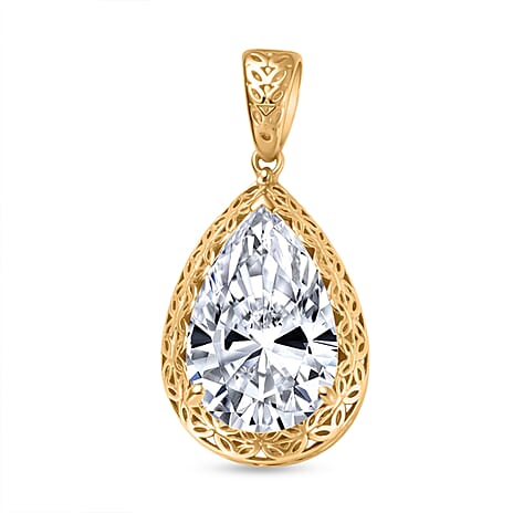 Luxuriant 18K Yellow Gold IGI Certified VS-E-F Lab Grown Diamond Solitaire Pendant 2.03 Ct, Gold Wt. 1.00 Gms