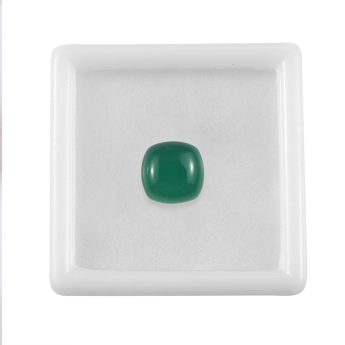 Green Onyx Oval Cut Cut 10X8 mm Gemstone, 3.03 Ct