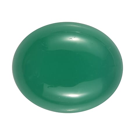 Green Onyx Oval Cut Cut 11X9 mm Gemstone, 3.88 Ct