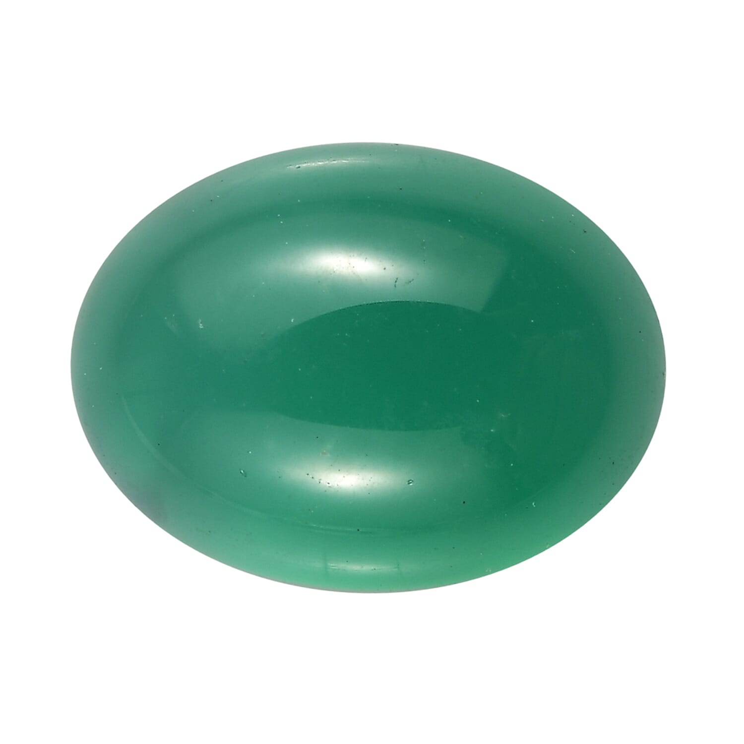 Green Onyx Oval Cut Cut 8X6 mm Gemstone, 1.20 Ct