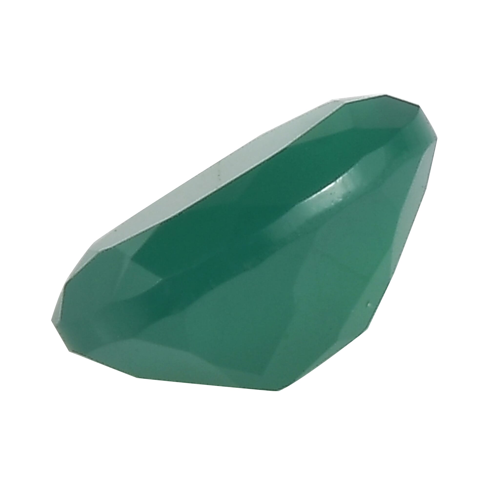 Green Onyx Oval Cut Cut 10X8 mm Gemstone, 2.32 Ct