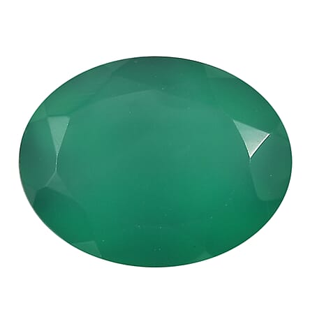 Green Onyx Oval Cut Cut 9X7 mm Gemstone, 1.8 Ct