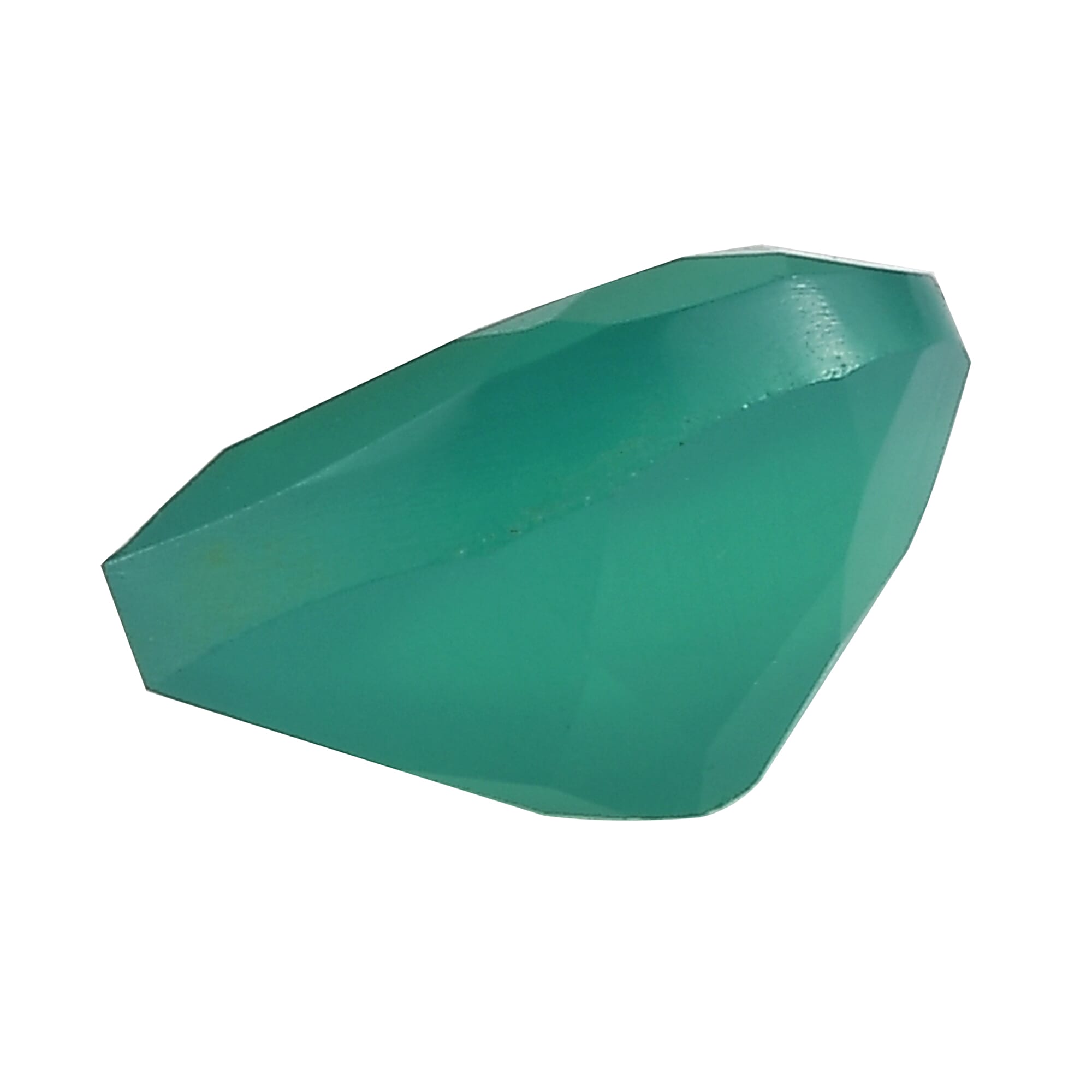 Green Onyx Pear 10X7 mm Gemstone, 1.72 Ct