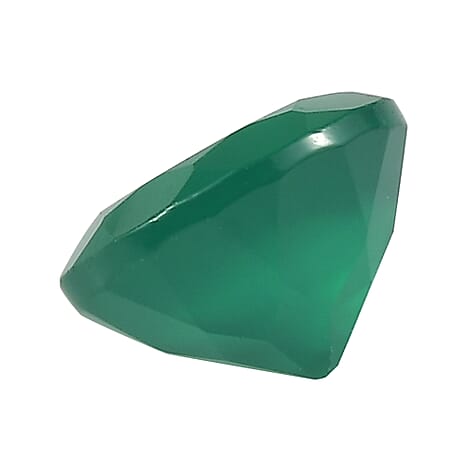 Green Onyx Round 7 mm Gemstone, 1.13 Ct