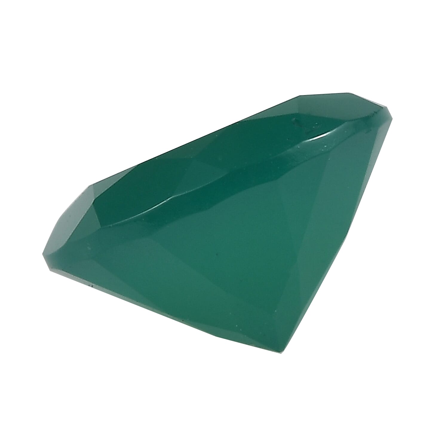 Green Onyx Round 9 mm Gemstone, 2.42 Ct