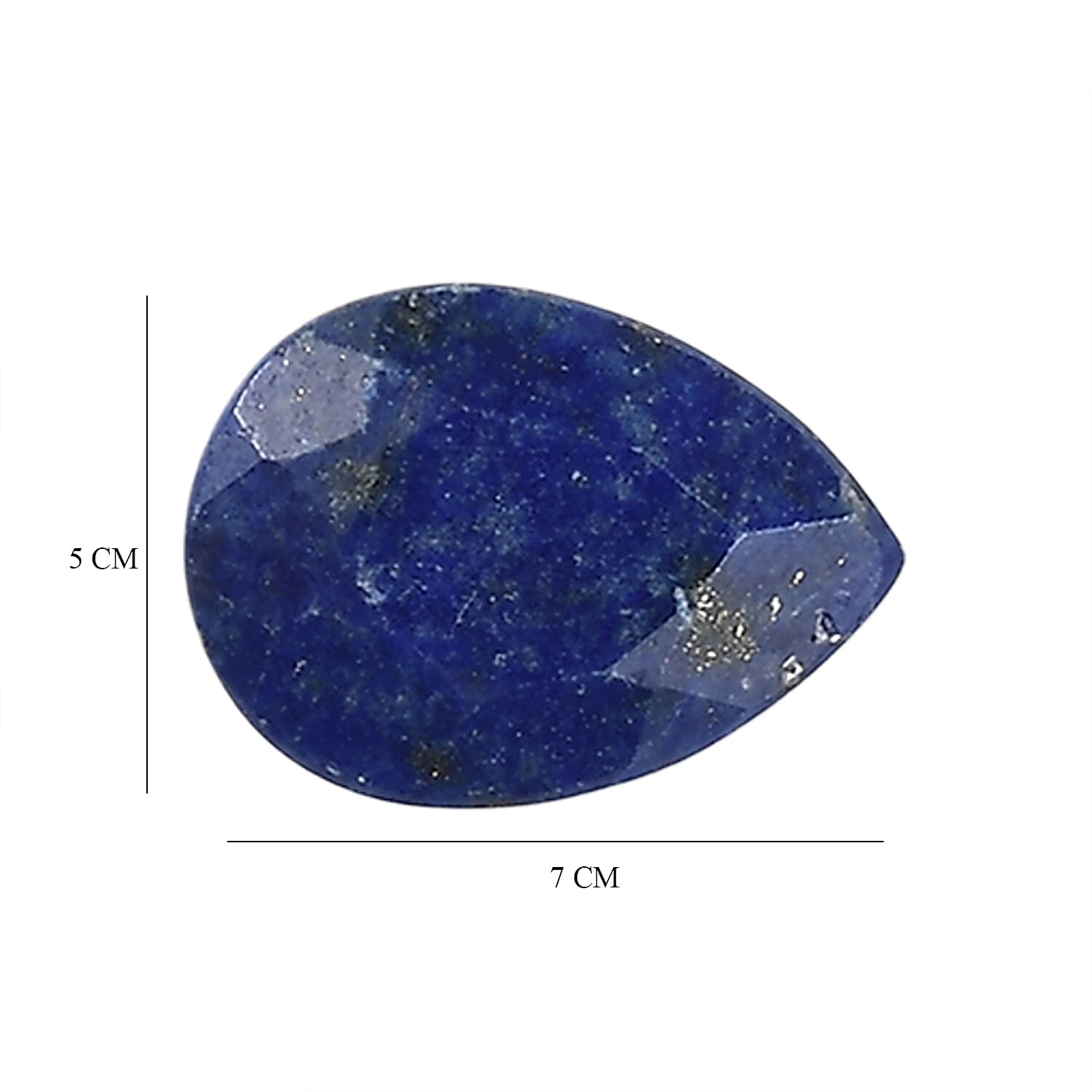 Set Of 6 Lapis Lazuli Pear 7X5 mm Gemstone, 5.10 Ct