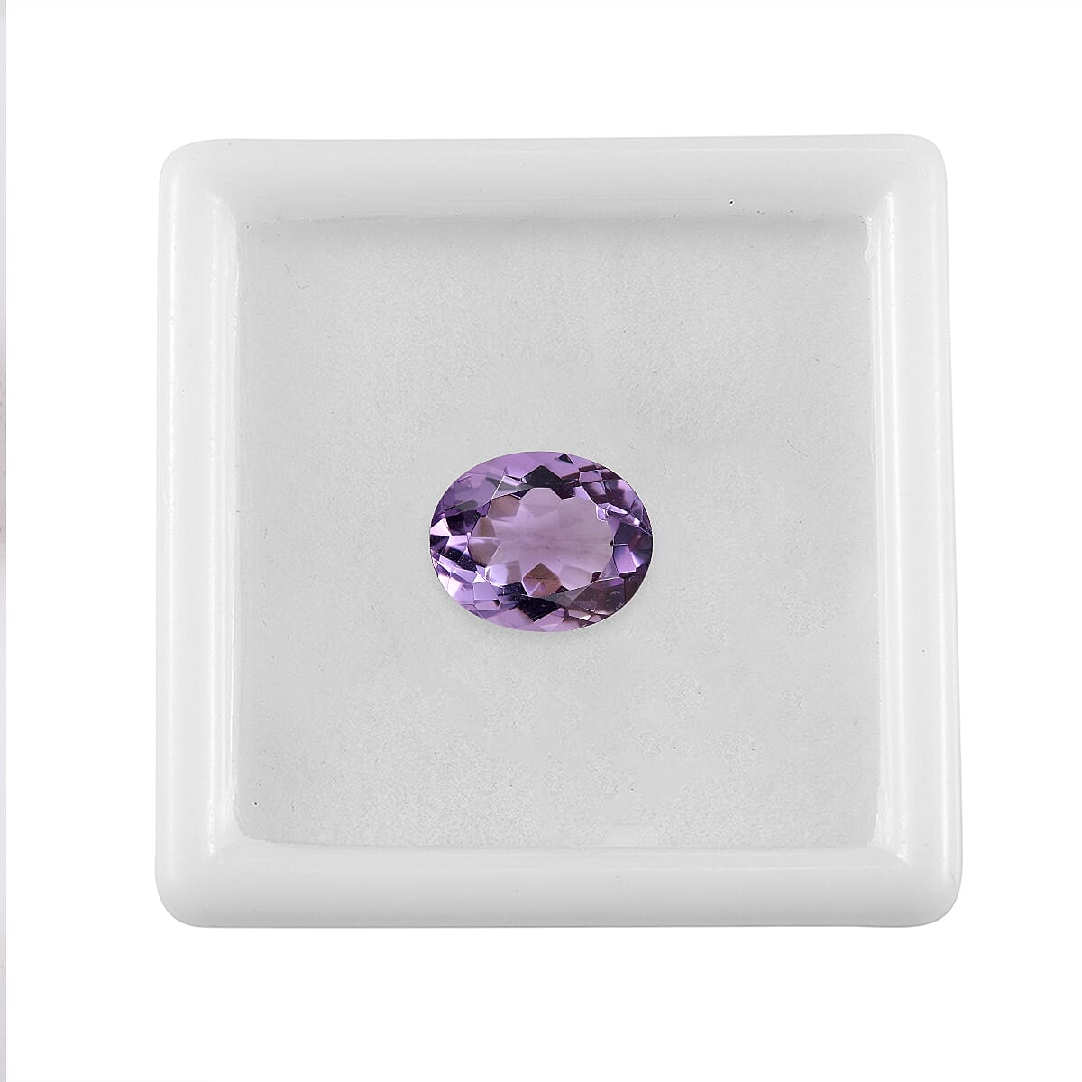 Pink Amethyst Oval Cut Cut 11X9 mm Gemstone, 3.51 Ct