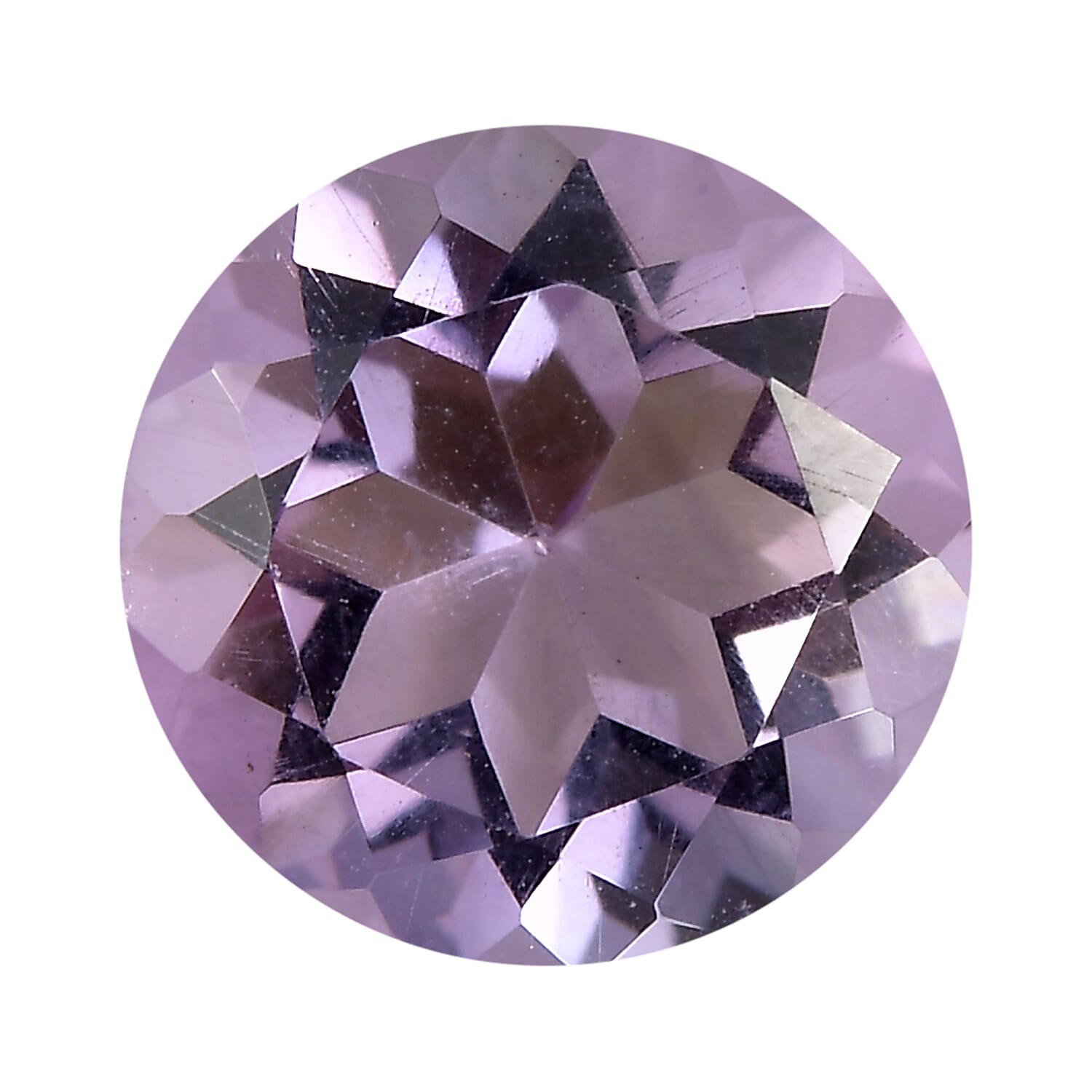 Pink Amethyst Round 8 mm Gemstone, 1.86 Ct