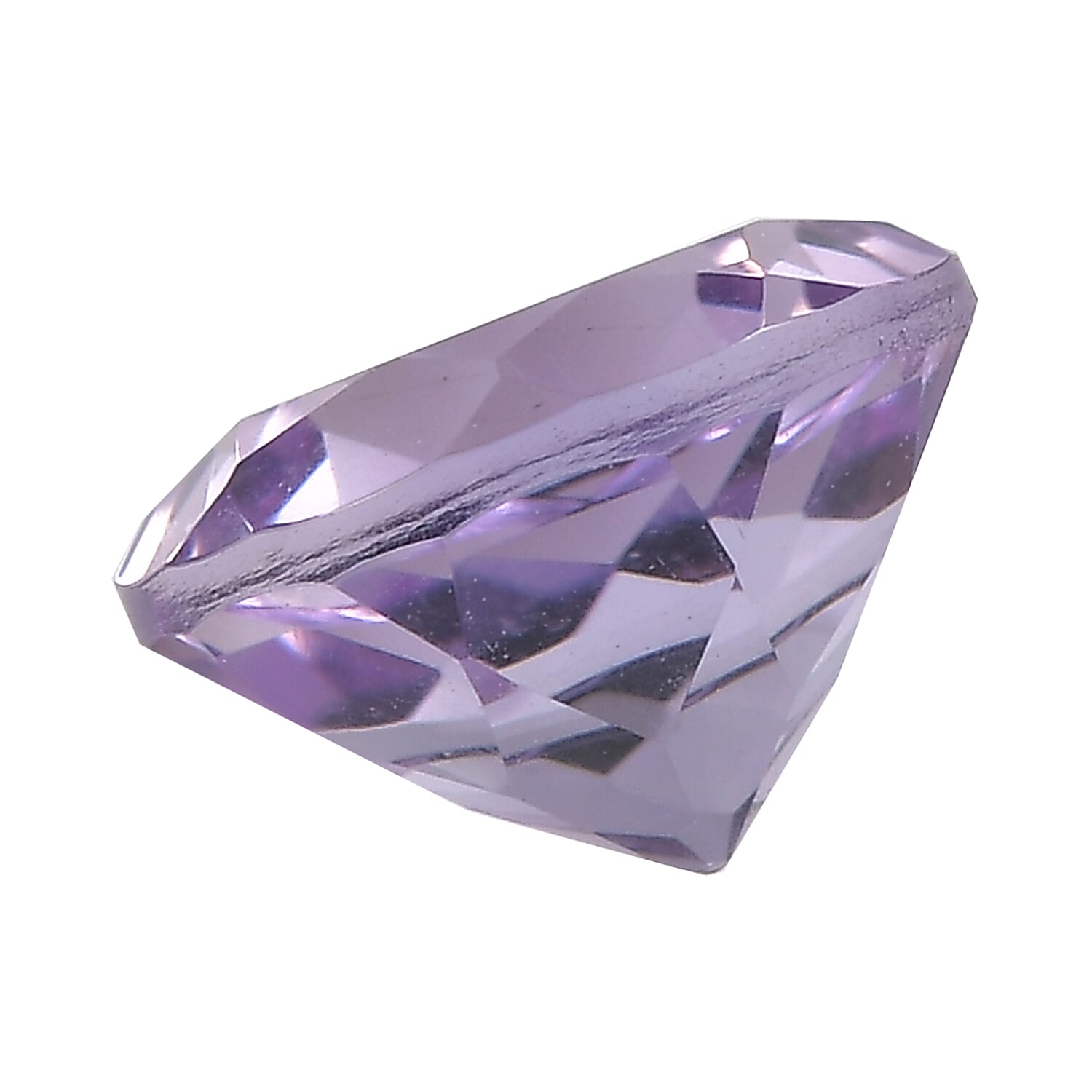 Pink Amethyst Round 8 mm Gemstone, 1.86 Ct