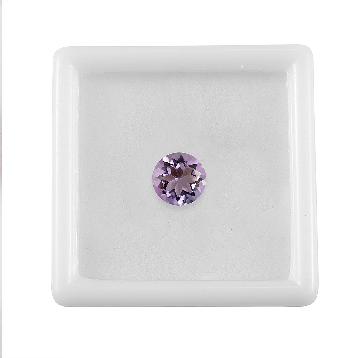 Pink Amethyst Round 8 mm Gemstone, 1.86 Ct
