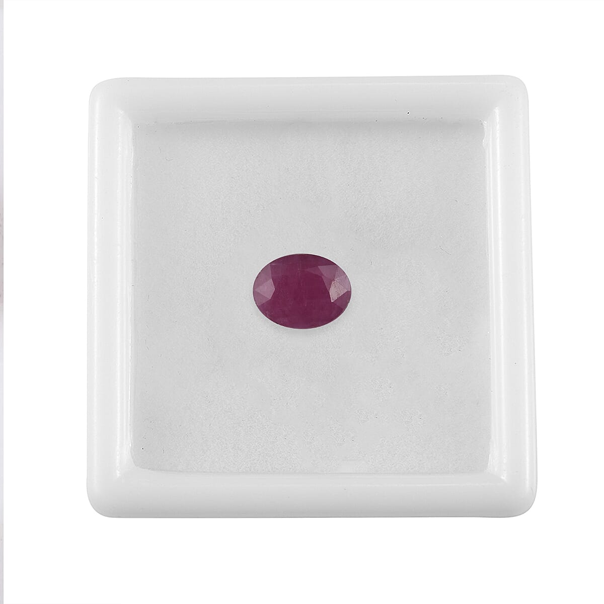 Raipur Ruby Oval Cut Cut 9X7 mm Gemstone, 2.65 Ct