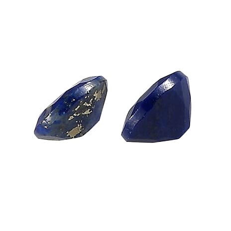 Set Of 2 Lapis Lazuli Oval Cut Cut 5X4 mm Gemstone, 0.71 Ct