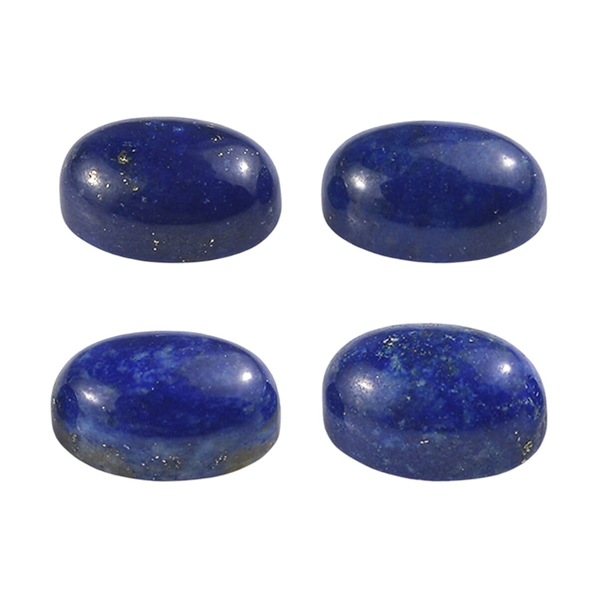 Set Of 4 Lapis Lazuli Oval Cut Cut 6X4 mm Gemstone, 2.55 Ct