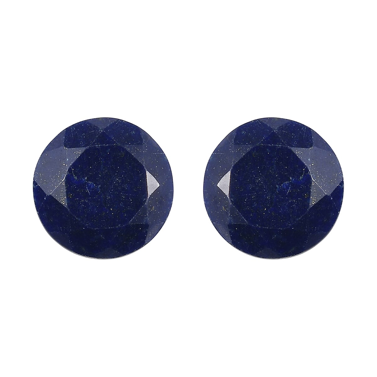 Set Of 2 Lapis Lazuli Round 7 mm Gemstone, 2.43 Ct