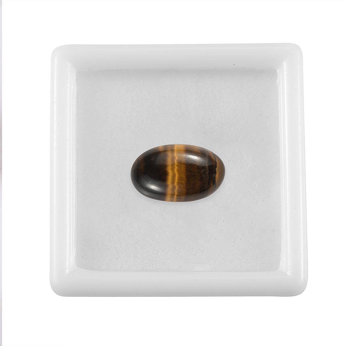 Tigers Eye Oval Cut Cut 15X9 mm Gemstone, 4.57 Ct