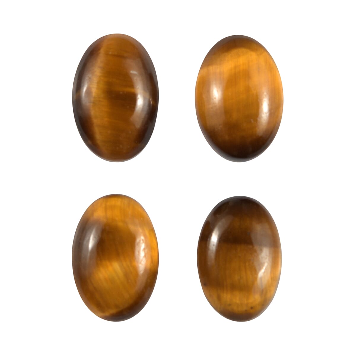 Tigers Eye Oval Cut Cut 6X4 mm Gemstone, 2.26 Ct