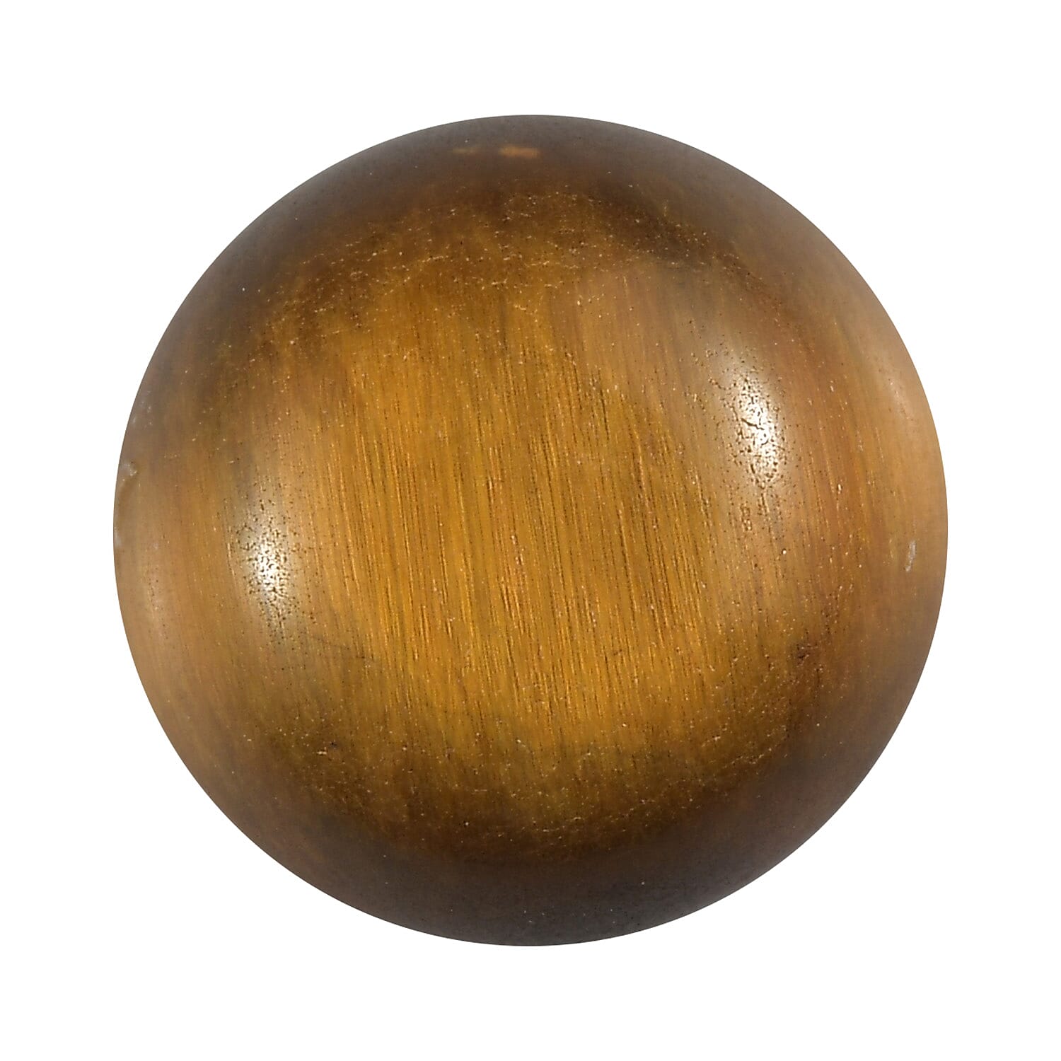 Tigers Eye Round 9.75 mm Gemstone, 3.88 Ct