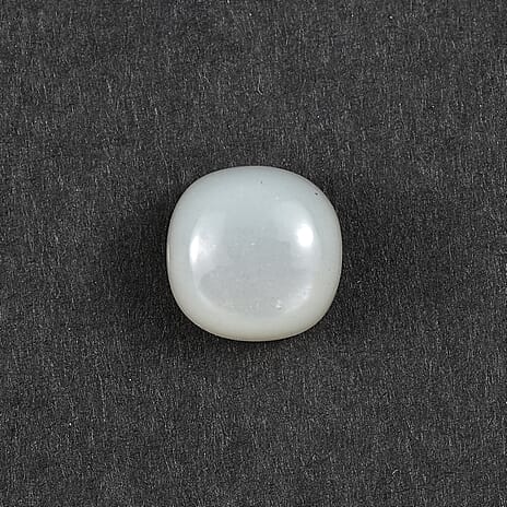 White Moonstone Cushion Cut 9X9 mm Gemstone, 3.48 Ct