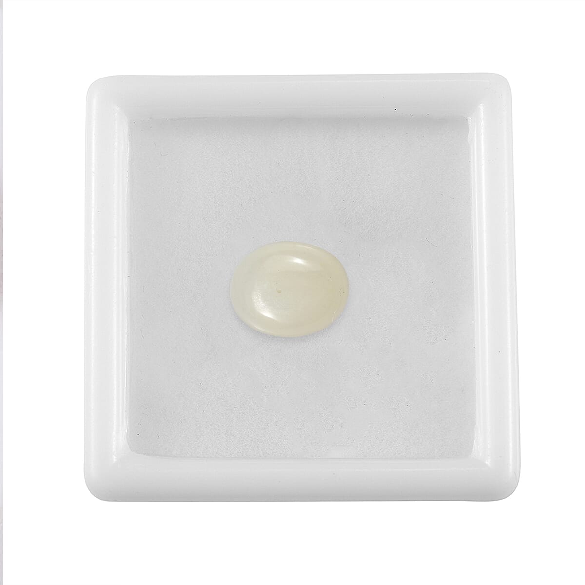 White Moonstone Oval Cut Cut 11X9 mm Gemstone, 4.19 Ct