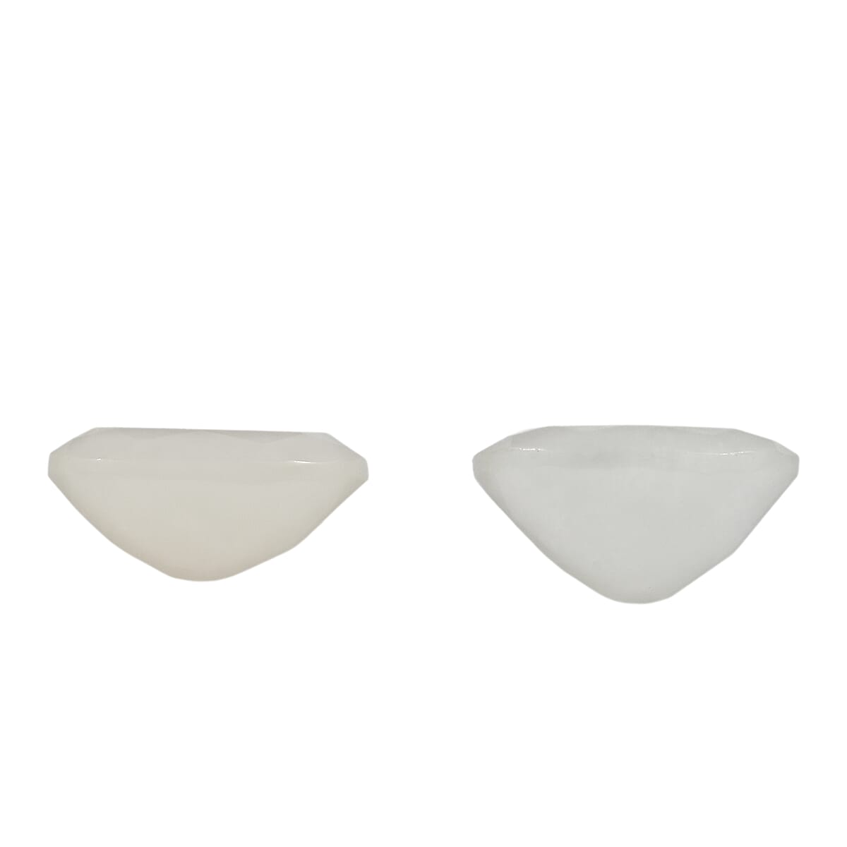 Set Of 2 White Moonstone Oval Cut Cut 9X7 mm Gemstone, 3.15 Ct