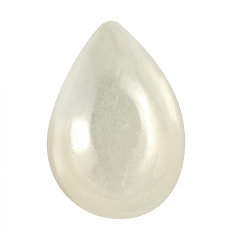 White Moonstone Pear 10X7 mm Gemstone, 2.24 Ct
