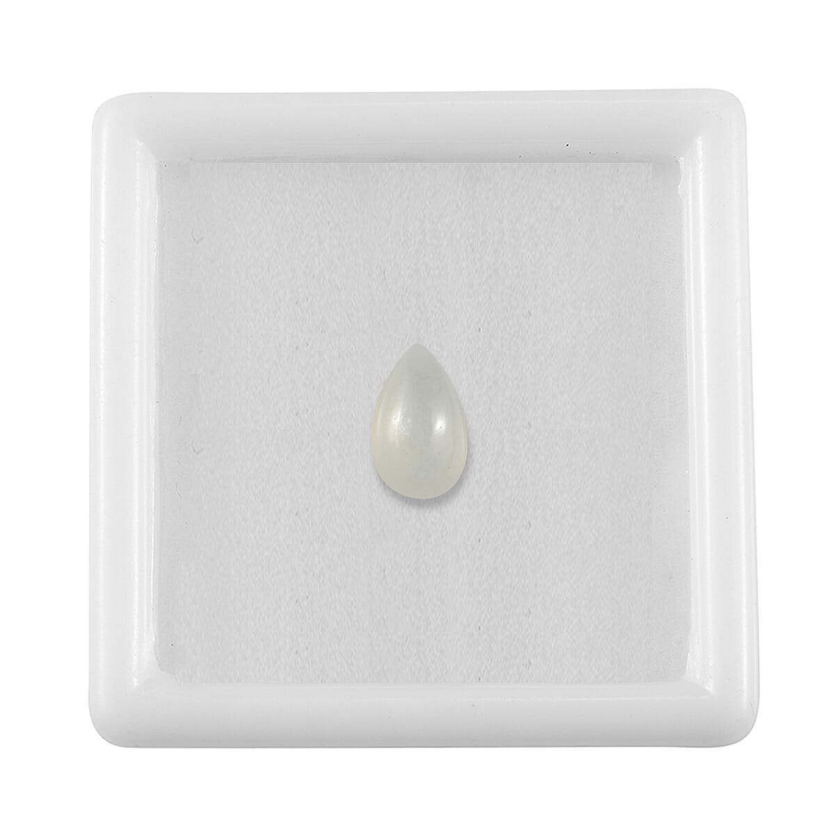 White Moonstone Pear 8X5 mm Gemstone, 1.00 Ct
