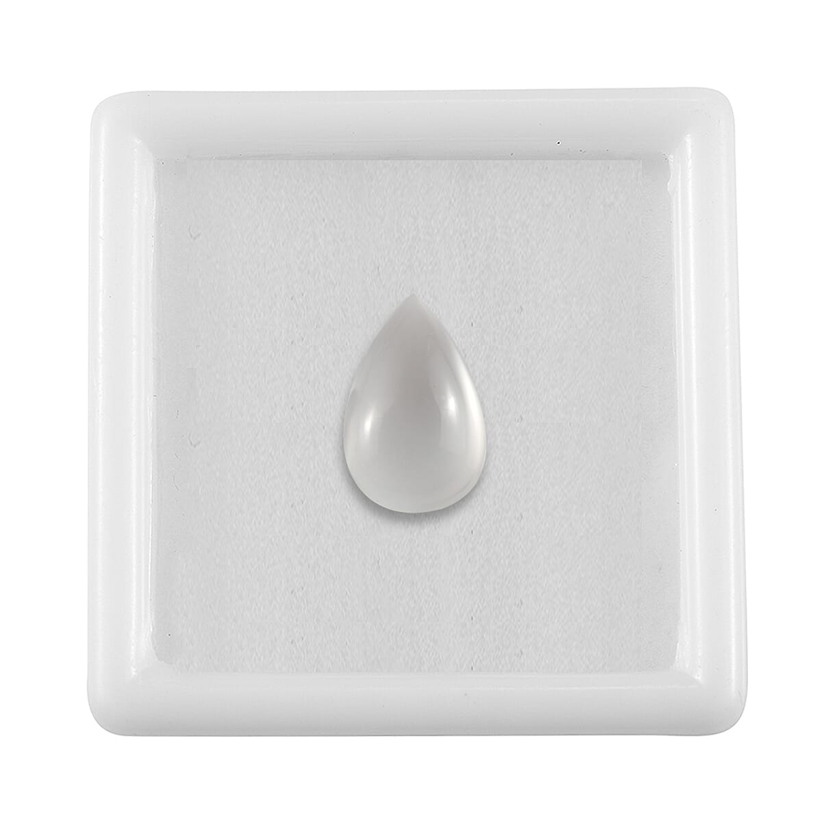 White Moonstone Pear 9X6 mm Gemstone, 1.38 Ct