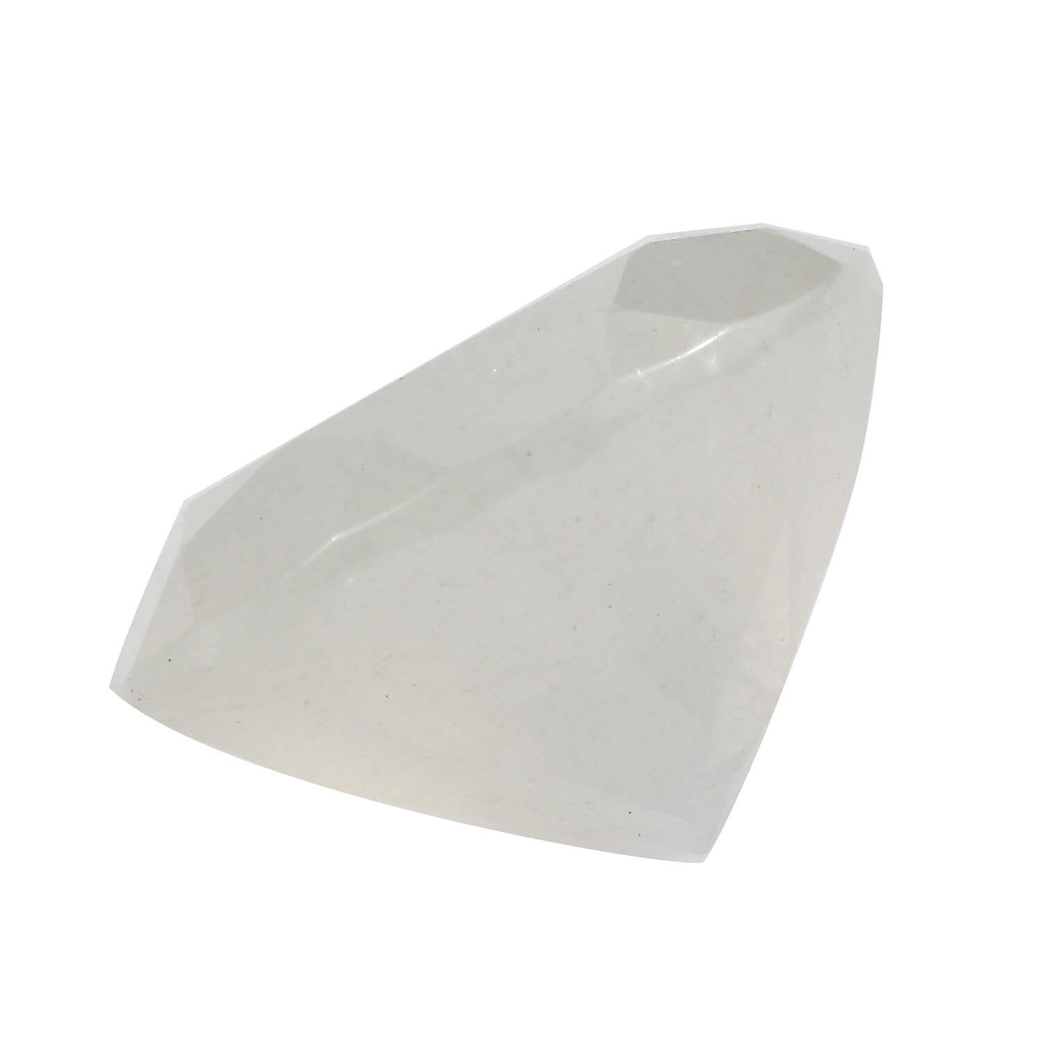 White Moonstone Round 10 mm Gemstone, 2.90 Ct