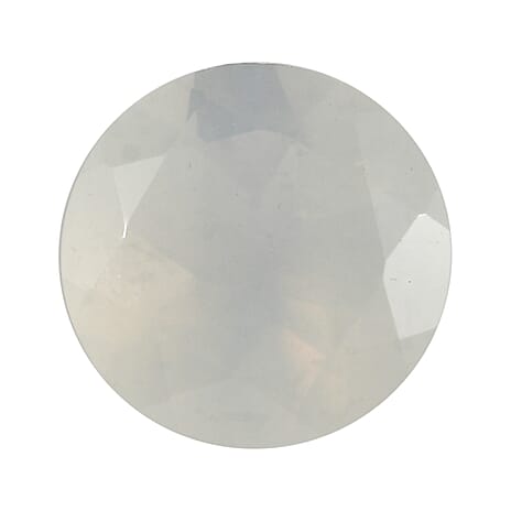 White Moonstone Round 8 mm Gemstone, 1.59 Ct