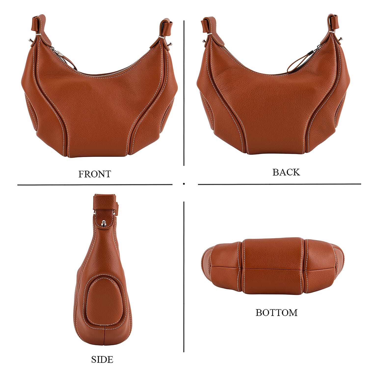 Crossbody Bag (Size - One Size) - Brown