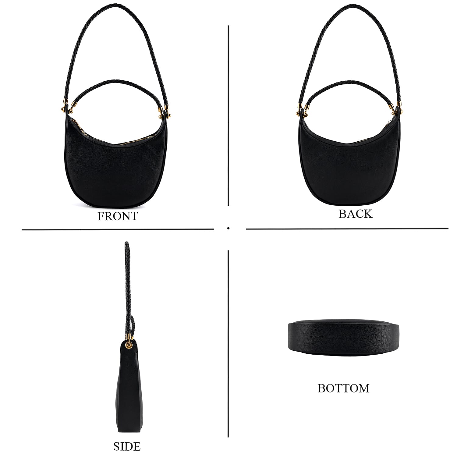 Crossbody Bag (Size - One Size) - Black