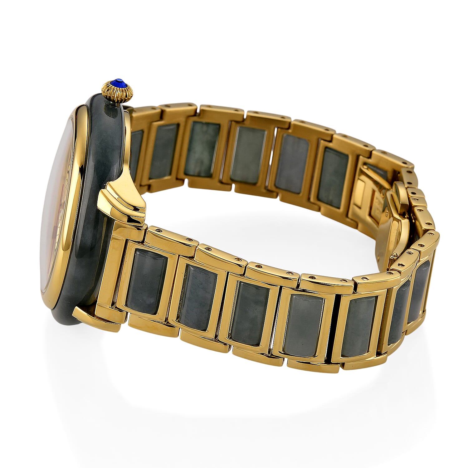 Strada Olmec Jadeite Watch Pure White Stainless Steel  90.000  Ct.