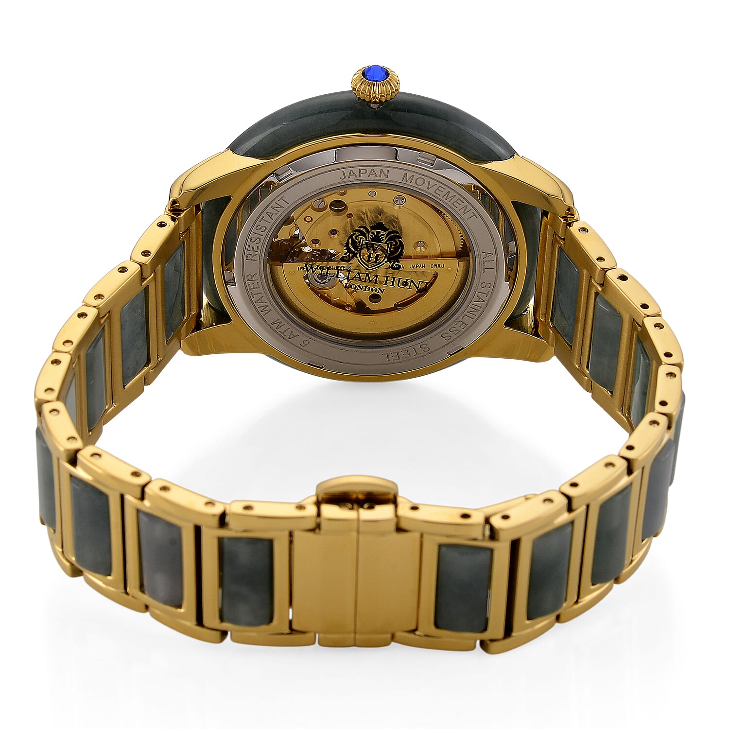 Strada Olmec Jadeite Watch Pure White Stainless Steel  90.000  Ct.