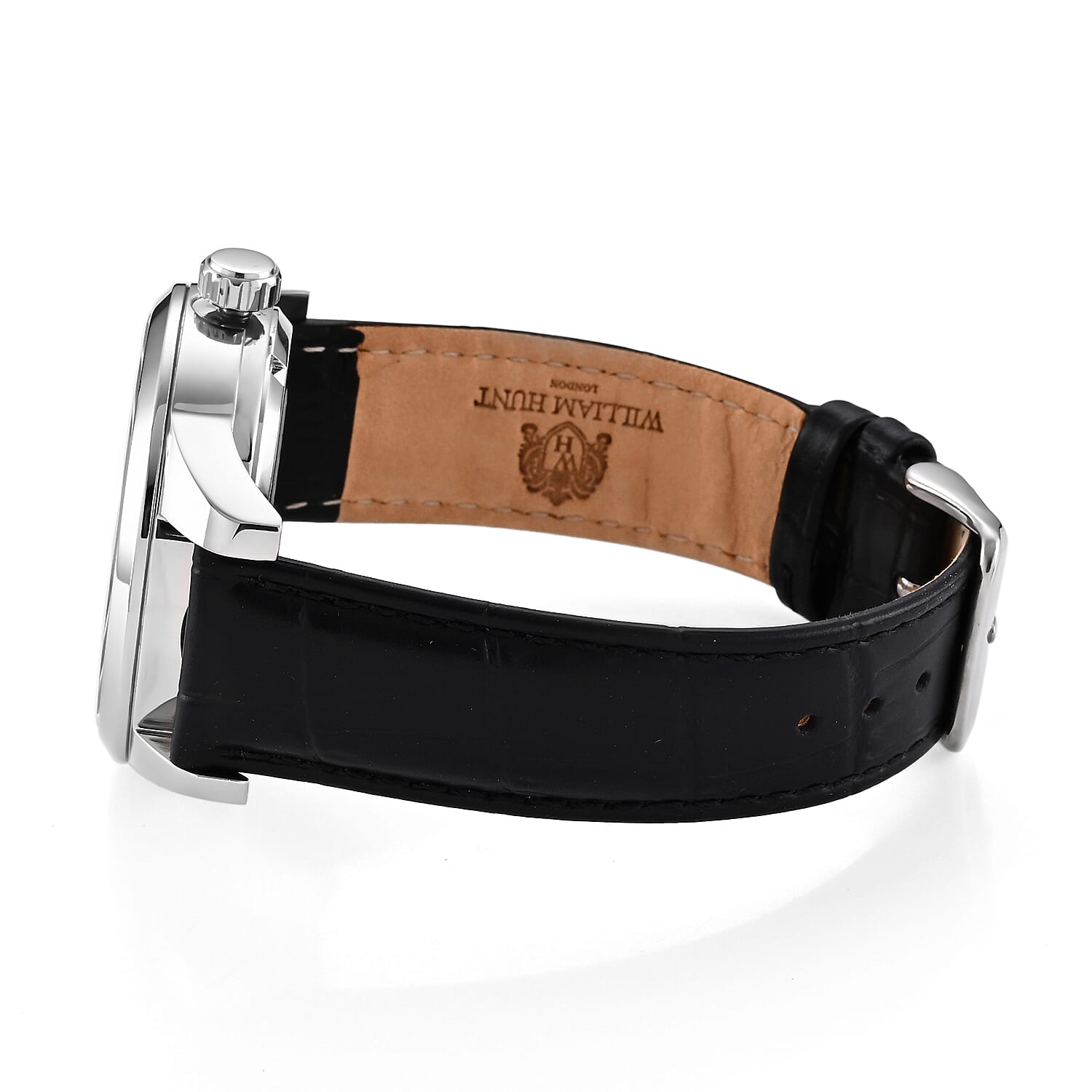 William Hunt Watch Pure White Stainless Steel Mix Metal