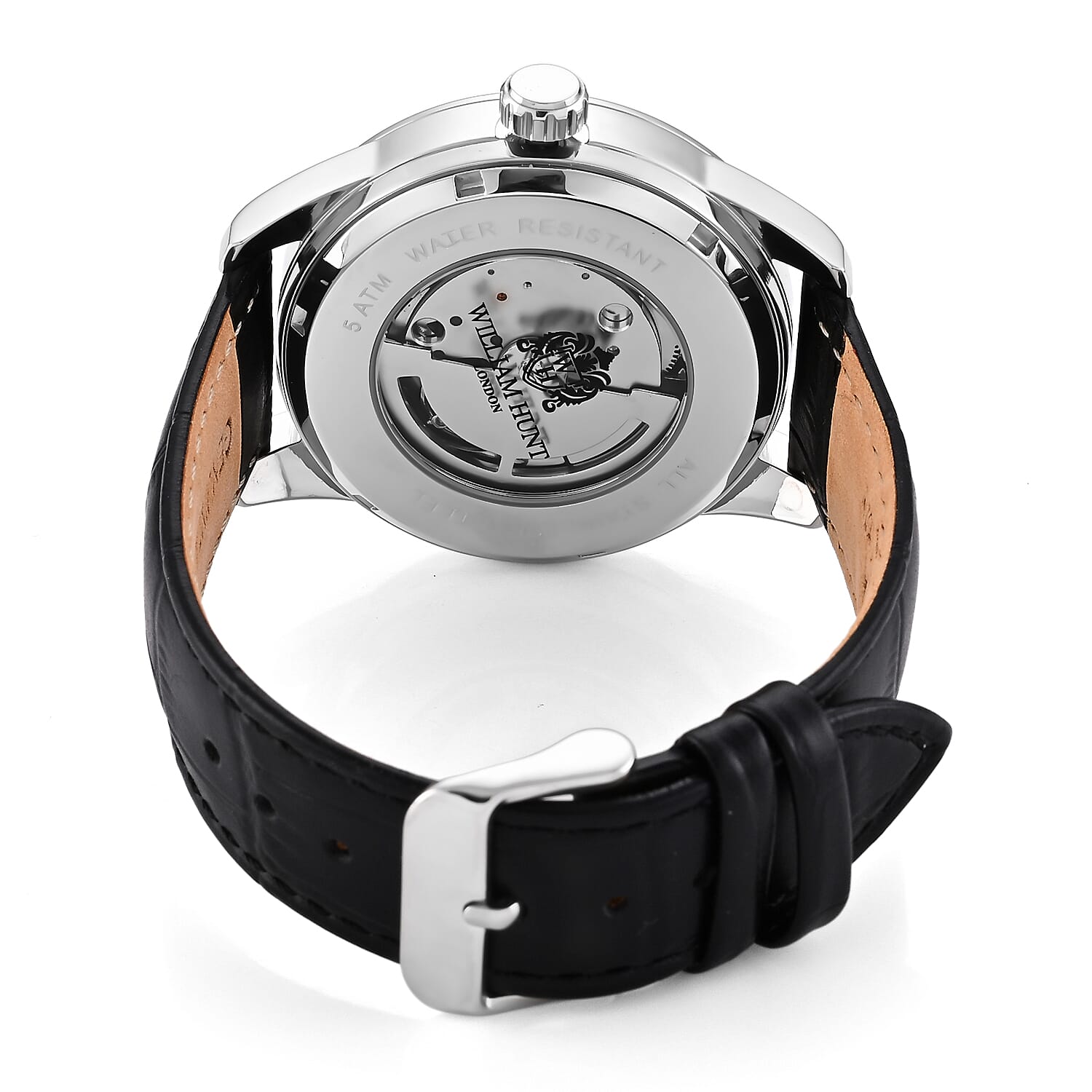 William Hunt Watch Pure White Stainless Steel Mix Metal