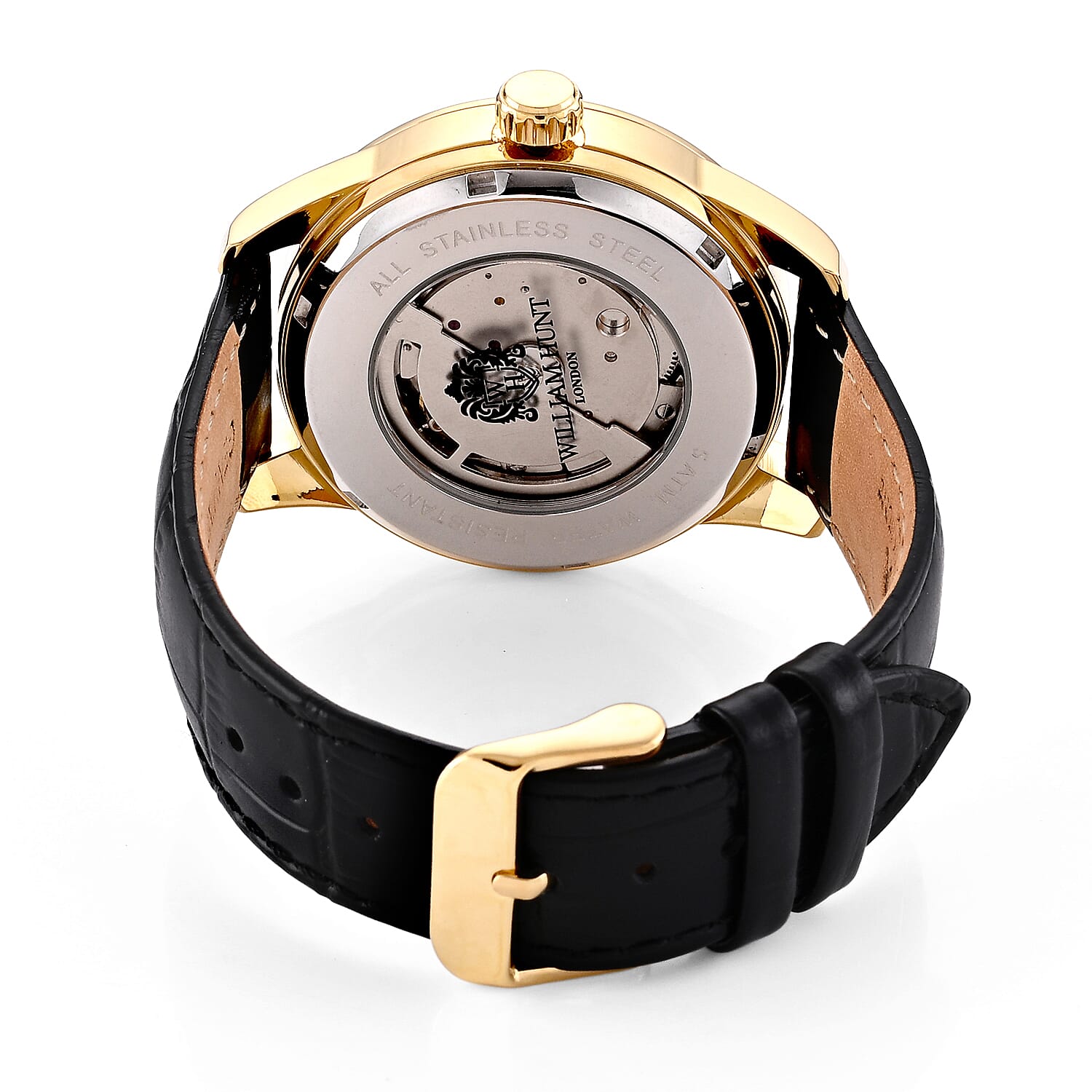 William Hunt Watch Pure White Stainless Steel Mix Metal