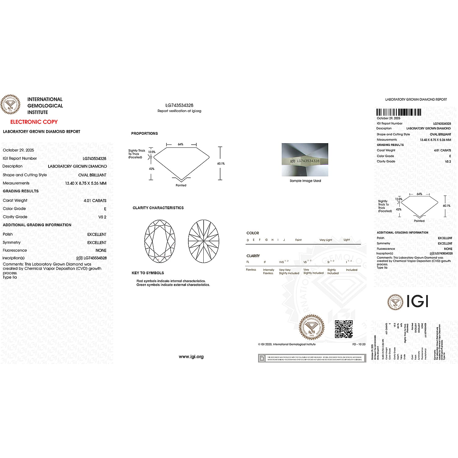 LUXURIANT 5 Ct. Lab Grown Diamond Ring In 950 Platinum IGI Certified (VS-EF)