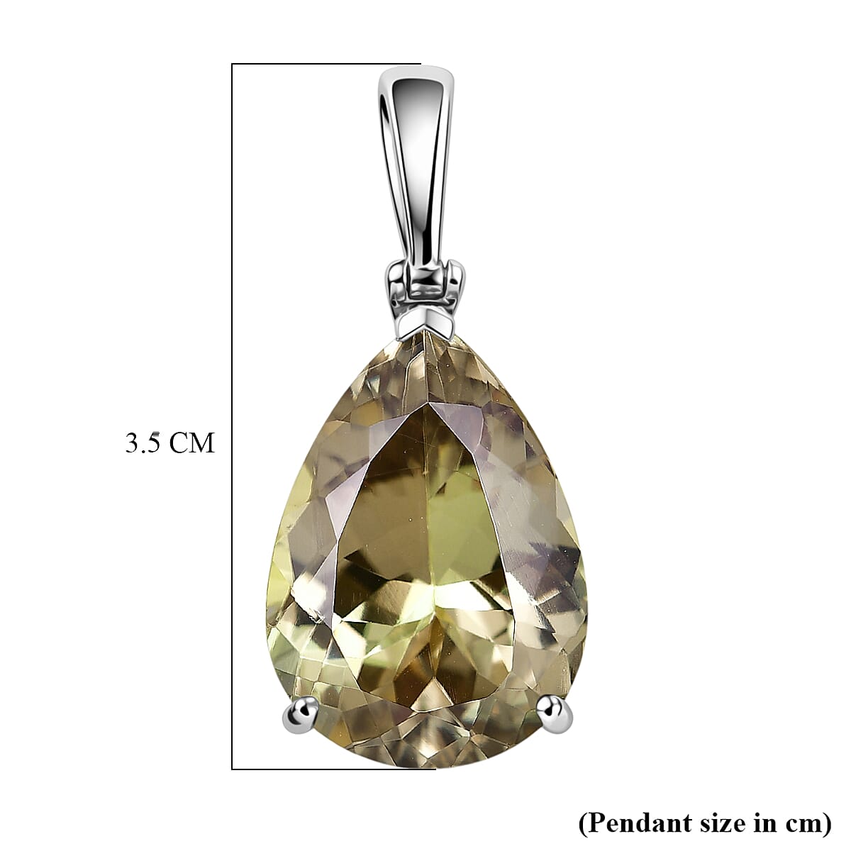 ONE OF A KIND - Rhapsody 950 Platinum AAAA Natural Turkizite Solitaire Pendant 20.24 Ct, Platinum Wt. 5.12 Gms