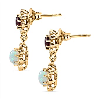 https://tjcuk.sirv.com/Products/85/0/8500926/D-Joy-Rhodolite-Garnet-White-Zircon-Ethiopian-Opal-Dangling-Push-Post-_8500926_3.jpg?w=342&h=342