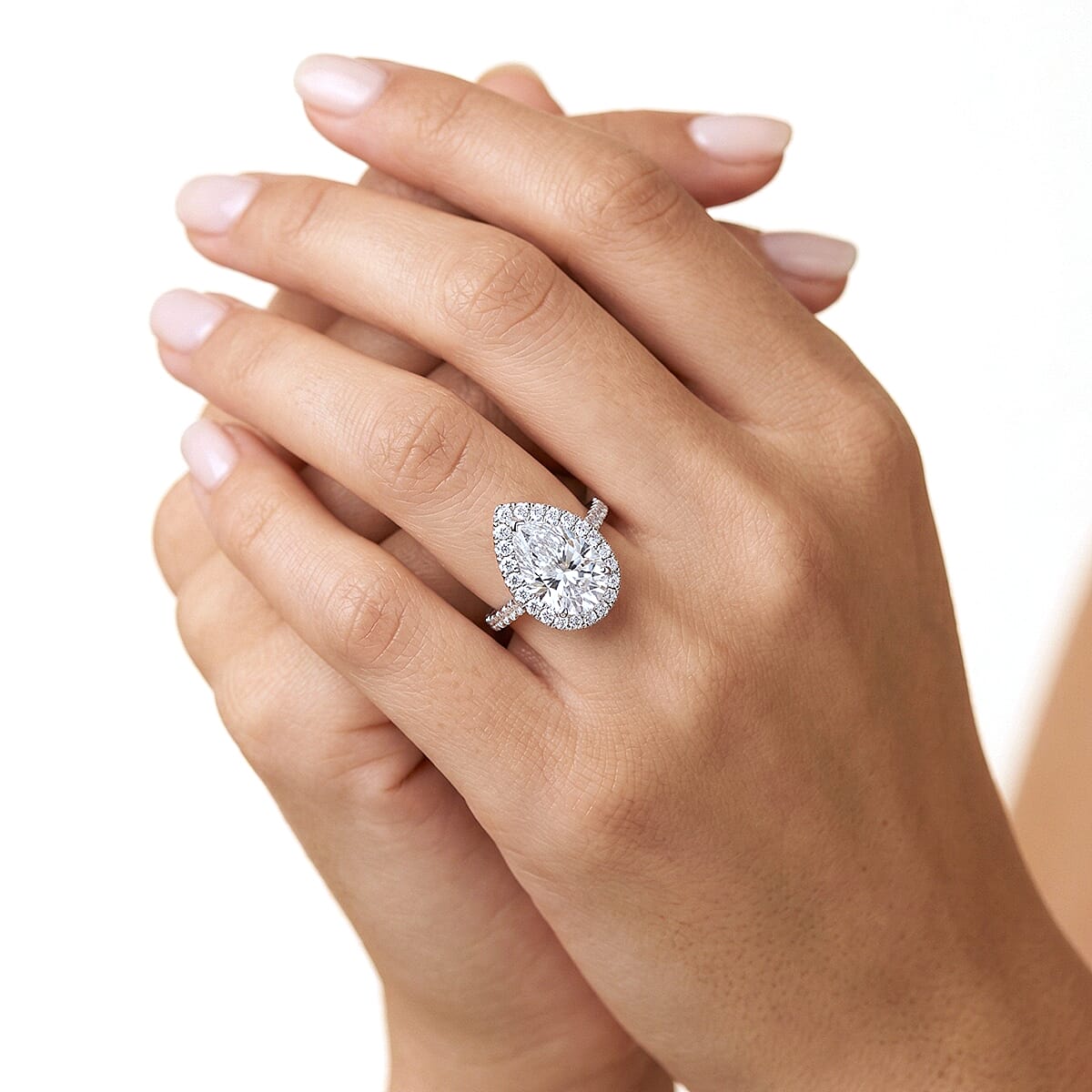 LUXURIANT 5 Ct. Lab Grown Diamond Ring In 950 Platinum IGI Certified (VS-EF)