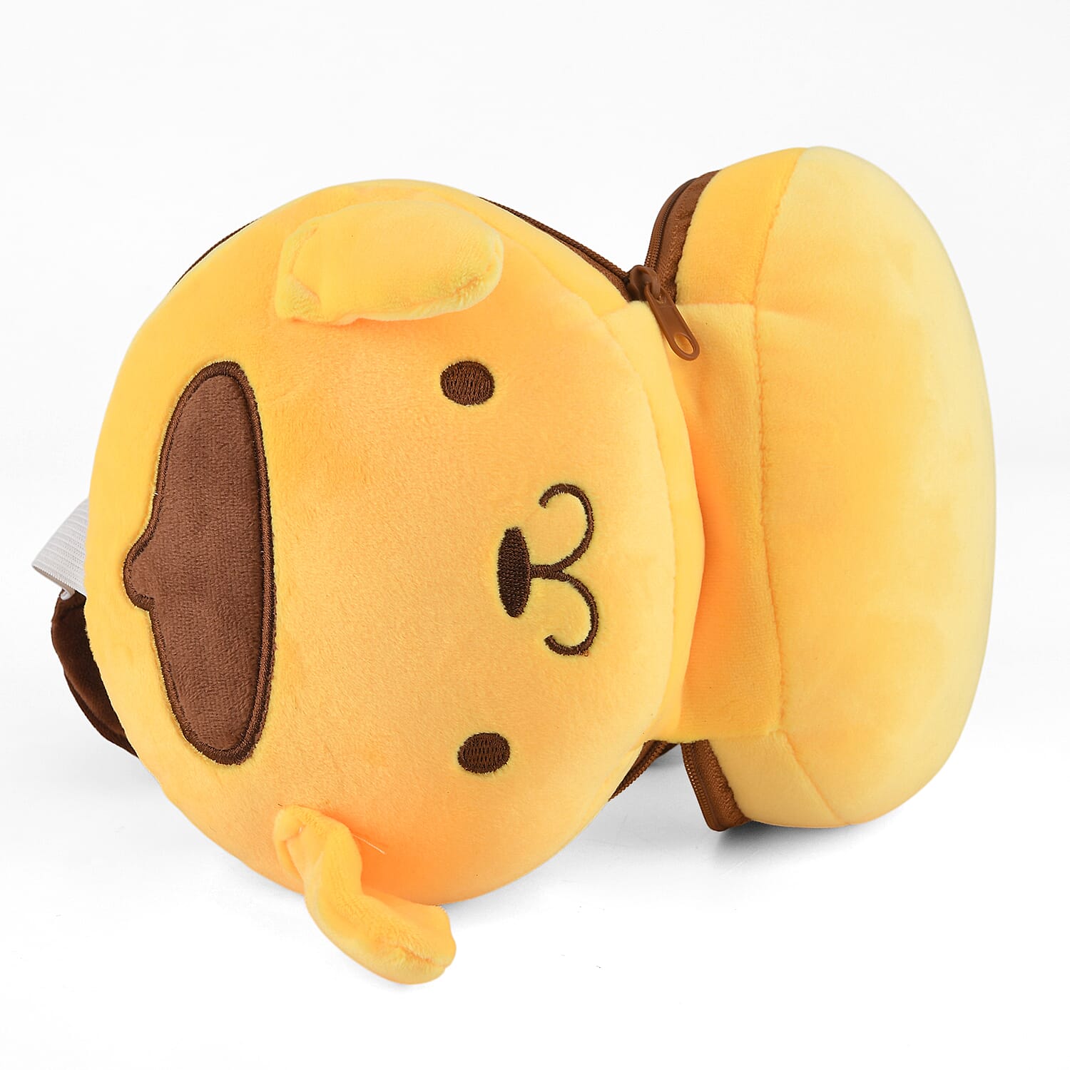 2-in-1 Dog Pattern Eye Mask & Neck Pillow Duo - Yellow
