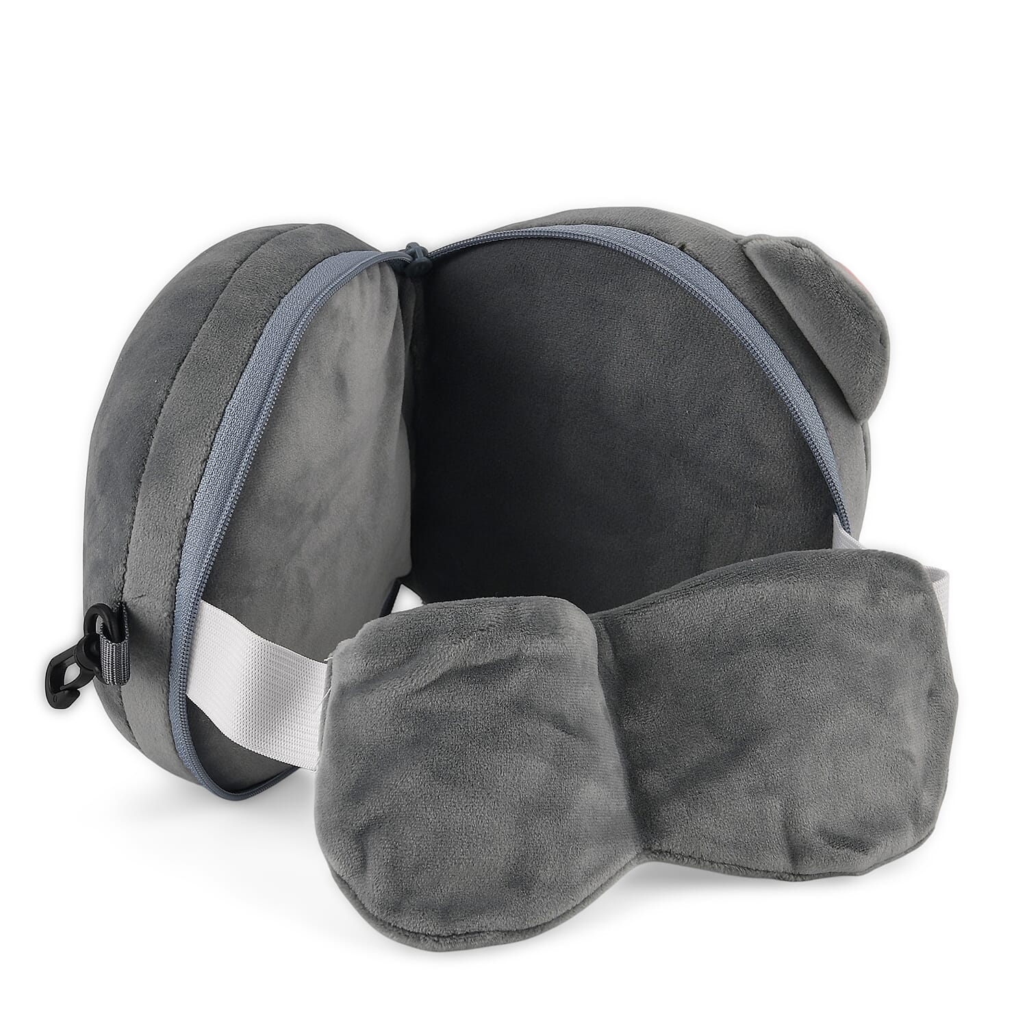 Patterned Pillow (Size 25x5 cm) - Grey