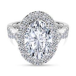 LUXURIANT 5 Ct. Lab Grown Diamond Ring In 950 Platinum IGI Certified (VS-EF)