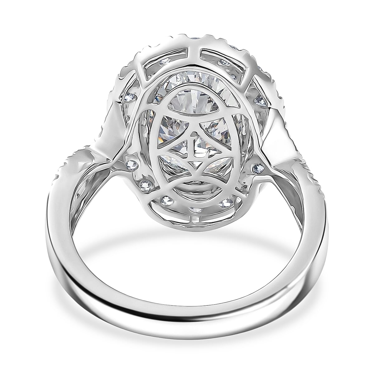 LUXURIANT 5 Ct. Lab Grown Diamond Ring In 950 Platinum IGI Certified (VS-EF)