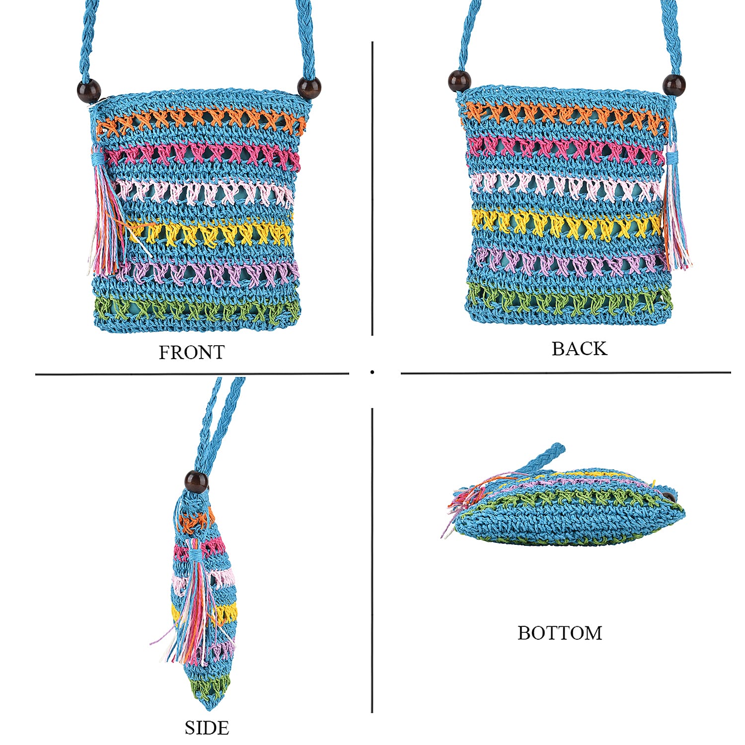 Crossbody Bag (Size - One Size) - Blue